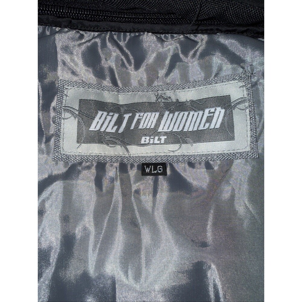 BILT Women's Motorcycle Jacket Pink Black Armored Textile Moto Riding Biker L - Picture 9 of 14